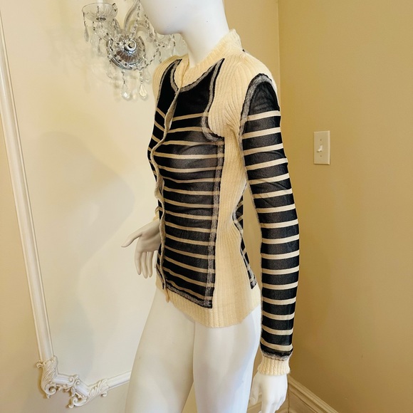 Jean-Paul Gaultier Knits Oatmeal Ribbed Knit - Picture 11 of 13